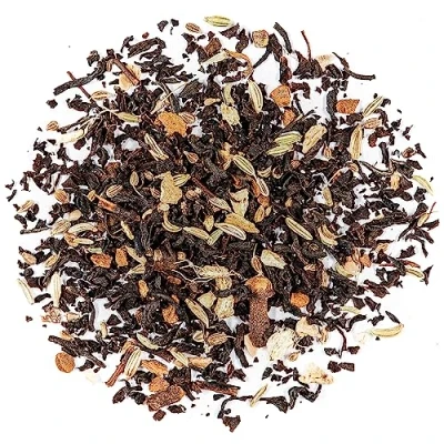 Abbildung von Masala Chai Schwarzer Tee Bio Perfekt Für Indien Latte Indischer Lose Massala Masalatee Schwarztee Chailatte