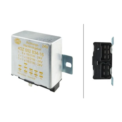 Abbildung von HELLA 4DZ 002 834 162 Warnblinkrelais MERCEDES BENZ: UNIMOG