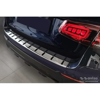 Abbildung von Avisa Edelstahl Heckstoßstangenschutz kompatibel mit Mercedes GLC (X253) 2015 2019 &amp; Facelift &#039;Strong Edition&#039;