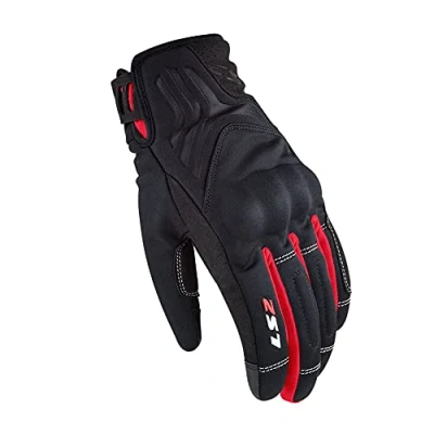 Abbildung von LS2 Handschuhe Jet II Lady schwarz/rot Größe S geeignet für den Frühling;Herbst;Winter hochwertigen Andere Abriebfestigkeit Reißfestigkeit Aufprallschutz Ergonomisch