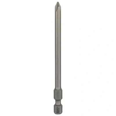 Abbildung von Bosch Professional Bit Extra Hard Kreuzschlitz (3 Stück, PH 1, Länge: 89 mm, Zubehör zum Schrauben), 2607001533