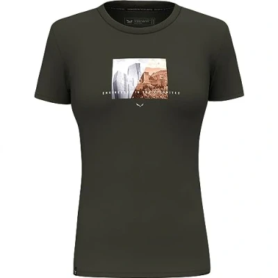 Abbildung von Salewa Pure Design Dry T Shirt Women, dark Olive, L