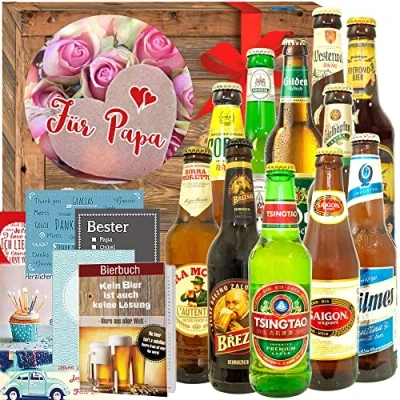 Abbildung von Für Papa ++ Geschenk 12x Bier Welt und DE Geschenkidee