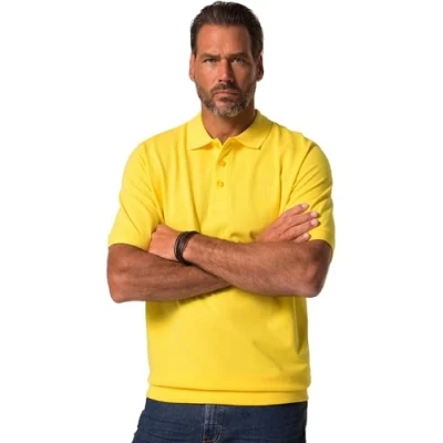 Abbildung von JP1880 Grosse BIS Brustdruck Poloshirt, Herren, Größe: 4XL, Yellow
