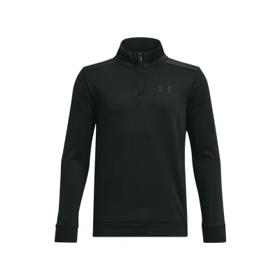 Abbildung von Under Armour 1/4 ZIP Fleecepullover für Kinder, Größe: 146 158, Black