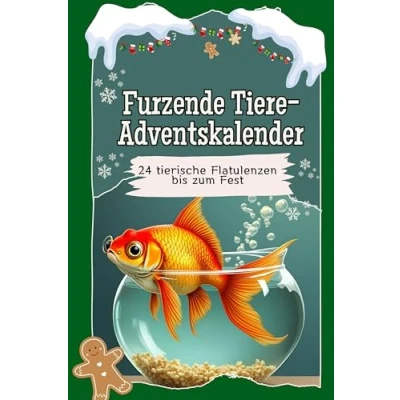 Abbildung von Furzende Tiere Adventskalender Das perfekte Geschenk für Frauen und Männer 2024: 24 tierische Flatulenzen bis zum Fest