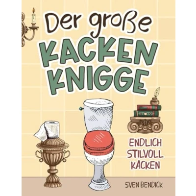 Abbildung von Der große kacken Knigge: Endlich stilvoll Klo Etikette, absurde Ratschläge und unvergessliche Anekdoten Das perfekte Geschenk für Männer Menschen mit Humor