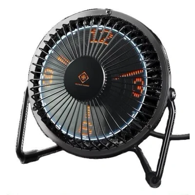 Abbildung von Deltaco GAM 054, Haushalts Lamellenlüfter, Schwarz, Tisch, Tasten, USB, 153 mm