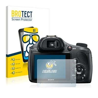 Abbildung von BROTECT Schutzglas für Sony Cyber Shot DSC HX400V Schutzfolie Panzer Folie Glas [Extrem Kratzfest 9H, Anti Fingerprint, Ultra Transparent]