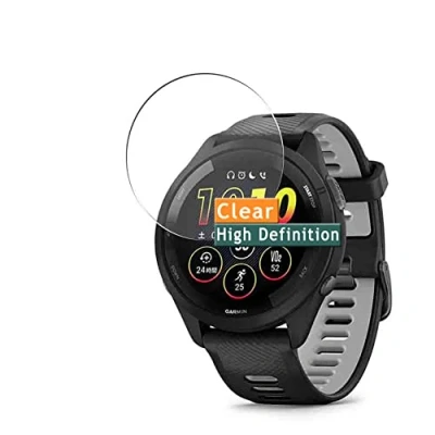 Abbildung von Vaxson 3 Stück Schutzfolie kompatibel mit GARMIN Forerunner 265S Display folie folien Displayschutzfolie （ nicht Panzer Schutz Glas SchutzGlas PanzerGlas ）