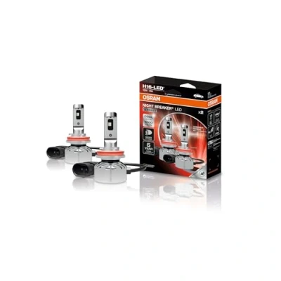 Abbildung von OSRAM NIGHT BREAKER LED SMART H16; Nebelscheinwerfer mit Straßenzulassung; breiterer Nebellichtstrahl; 6000K; 2 Lampen