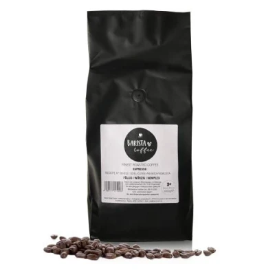 Abbildung von BLANK ROAST Barista Coffee Espresso Blend ARABICA ROBUSTA Schokoladig Größe 10x 1000g, Geschmack als ganze Bohne