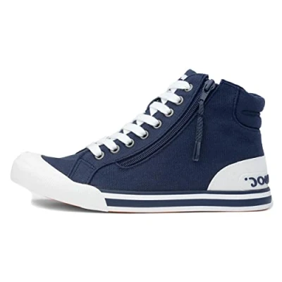 Abbildung von Rocket Dog Damen Jazzin Hi Sneaker, Navy, 38 EU