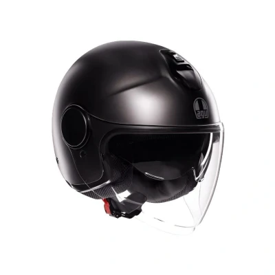 Abbildung von AGV ETERES E2206, Unisex Jet Motorradhelm, Motorrad Helm mit Diebstahlschutzring, Anti Kratz und UV Visier, Technologie zur Sofortigen Schweißabsorption, Matt Asfalto Grey, XL