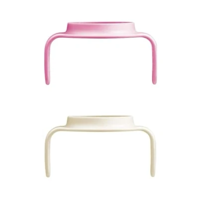 Abbildung von MAM Hold My Cup Day &amp; Night Griffe, leuchtet im Dunkeln, rutschfest und ergonomisch, kompatibel Babyflaschen, für Kinder ab 4 Monaten, Rosa Neutral ZEDMM243F