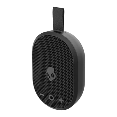 Abbildung von Skullcandy Ounce Wireless tragbarer Bluetooth Lautsprecher, Wasserdicht (IPX7), 16 Stunden Akkulaufzeit, True Stereo mit integriertem Trageriemen für Reisen und Outdoor Einsätze Schwarz