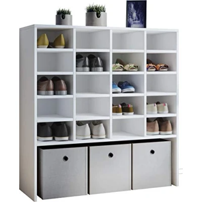 Abbildung von VCM Schuhregal Holz Regal Schuhschrank Hinsol XL