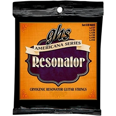Abbildung von GHS Americana Series Resonator String Set, Regular, .017 .056