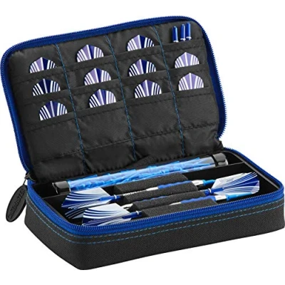 Abbildung von Casemaster Plazma Dartpfeile, Unisex Erwachsene, Plazma, Saphir Zierteile