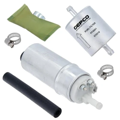 Abbildung von GEPCO Benzinpumpe Kraftstoffpumpe mit Kraftstofffilter und Sieb kompatibel BMW GS K R K1 K75 1100 1150 1200 R100 K1100 RT LT ECE 16141341231