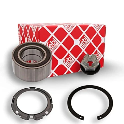 Abbildung von FEBI BILSTEIN 23253 Radlagersatz mit Achsmutter integriertem magnetischen Sensorring, Sicherungsring, ABS Sensorring 83 Schrägkugellager