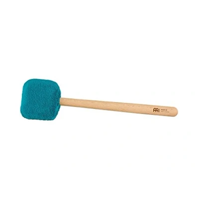 Abbildung von Sonic Energy Gong Schlägel Petrol 34,5 cm Aus Wolle und Kunstfell Buchenholzgriff Für Gongspieler, Percussion, Meditation (MGM M SP)