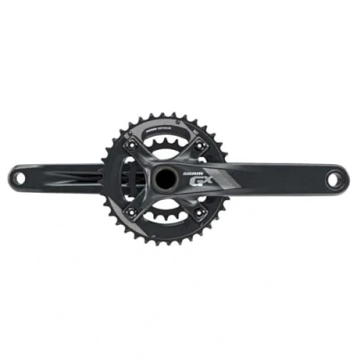 Abbildung von Sram 2286443211 Kettenradgarnitur Kurbel, schwarz, 17.5x17.5x3cm