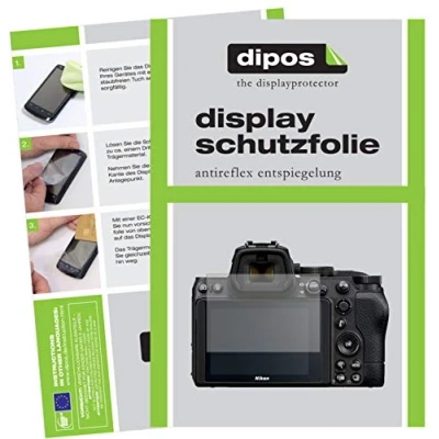 Abbildung von dipos I 5X Schutzfolie matt kompatibel mit Nikon Z5 Displayschutz Folie