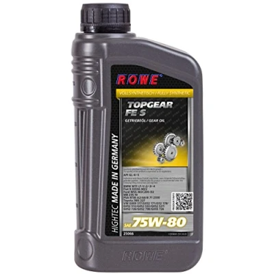 Abbildung von ROWE Hightec Topgear FE SAE 75W 80 S 1 Liter PKW Getriebeöl voll synthetisch Made in Germany