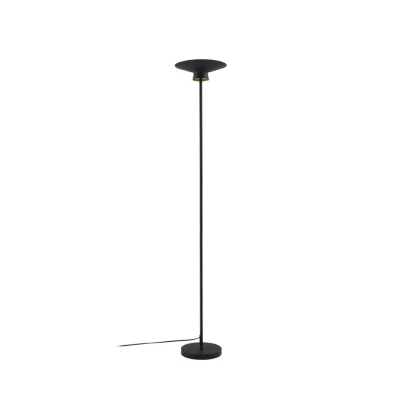 Abbildung von Lindby LED Stehleuchte Norvind, schwarz, Metall, 1 flammig