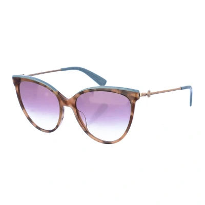 Abbildung von LONGCHAMP Damen LO675S 231 Sonnenbrillen Plastik Havanna Grau Cat Eye Normal Schattiert
