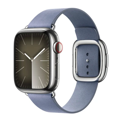 Abbildung von Apple Watch Armband Original Recycelte Mikrofaser Blau Geeignet für Series 1 9 / SE Black Friday Deals