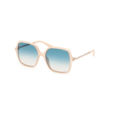 Abbildung von Guess Damen GU7845 57P Gläser SONNENBRILLEN Injiziert Beige Grün Quadratisch Normal Schattiert