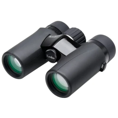 Abbildung von Kenko Kompakt Fernglas Ultraview EX Compact 8x32, Dachprisma, wasserdicht IPX7, leicht, für Outdoor, Konzert, Sportbeobachtung, schwarz, 406960