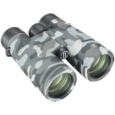 Abbildung von Bushnell Blackout Camo 10 x 42 IPX7 wasserdichtes Fernglas mit voll mehrfach beschichteten Gläsern und robuster Gummiarmierung, für Jagd, Bootfahren, Vogelbeobachtung