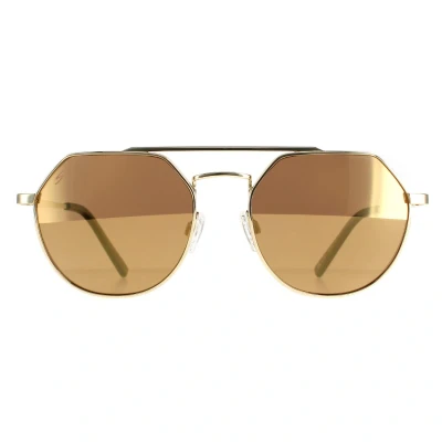 Abbildung von Serengeti Unisex Shelby Sonnenbrille, Shiny Light Gold