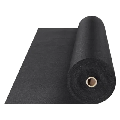 Abbildung von VEVOR Unkrautvlies 1x50m Gartenvlies 150g/㎡ Unkrautschutz Bodengewebe Vlies Zugfestigkeit 110N (in Längsrichtung) 120N der Breite) Unkrautgewebe Unkrautflies Unkrautfolie Beetvlies