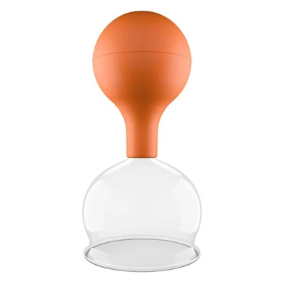 Abbildung von pulox Schröpfglas aus Echtglas braun 62mm 1 St