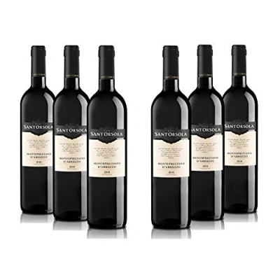 Abbildung von Sant&#039;Orsola Montepulciano DOC Abruzzo Rotwein Italien Wein (6 x 0.75 l)