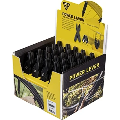 Abbildung von Topeak Power Lever Counter Display Box (25 Stück) für Erwachsene, Unisex, Schwarz, Einheitsgröße