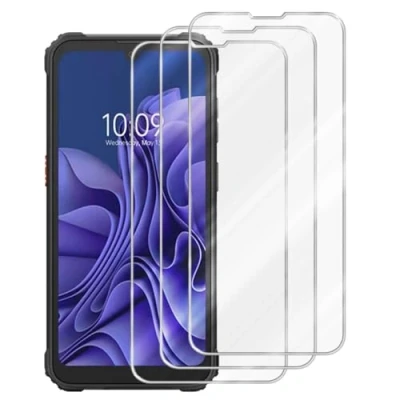 Abbildung von Cadorabo 3x Panzer Schutz Glas für Blackview BV5300 / PRO 3 Stück Schutzfolie in Ultra Klar Hüllen freundlich Gehärtetes (Tempered) Dipslayschutz Folie 9H Härte Anti Kratzer
