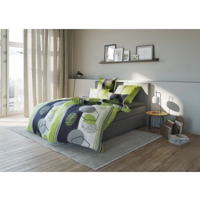 Abbildung von my home Bettwäsche &quot;Emmi in Gr. 135x200 oder 155x220 cm&quot;, (2 tlg.), moderne aus Baumwolle, mit geometrischem Muster