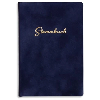 Abbildung von Stammbuch Blu Blau der Familie Standesamt Hochzeit incl. Einleger