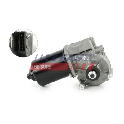 Abbildung von FAST FT82822 Scheibenwischermotor 12 vorne für Linkslenker FORD: Transit Mk6 Kastenwagen, Pritsche/Fahrgestell, Bus