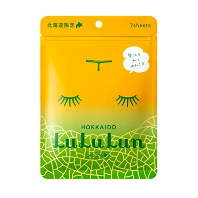 Abbildung von Lululun Premium Sheet MASK Hokkaido Melon 7PACK Gesichtsmaske, Größe: 108 ml,