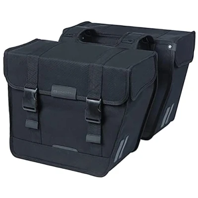 Abbildung von Doppelpacktasche Basil Kavan Eco Classic Rounded 46 Liter 37 X 18 32 Cm Schwarz