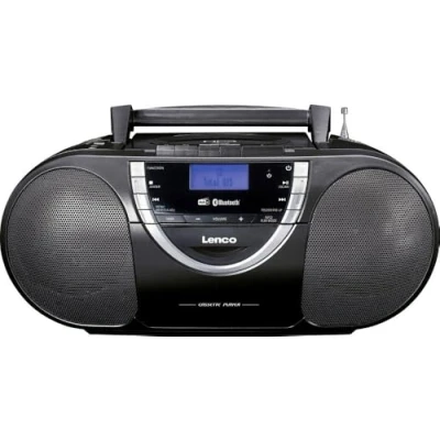 Abbildung von Lenco SCD 6900BK Tragbarer Radio CD Player mit DAB+, BT und Kassette Radiorecorder (Digitalradio (DAB)