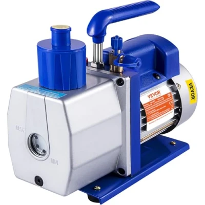 Abbildung von VEVOR Vakuumpumpe 7 CFM 1/2 HP Einstufige Klimaanlagen 220V 5PA Ultimatives Vakuum Kältemittel HVAC Werkzeug für Automobile Reparatur Evakuierung