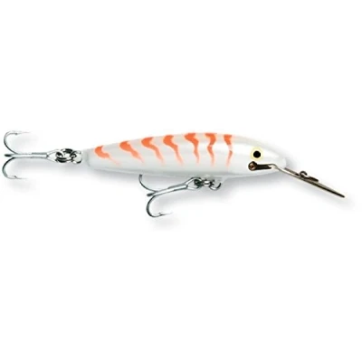 Abbildung von Rapala Countdown Magnum Angelköder Angelzubehör mit Abachiholz Konstruktion Salzwasser Spinnköder Lauftiefe 2.7 3.3m Fischköder 7cm, 12g Hergestellt in Estland Pearl Orange