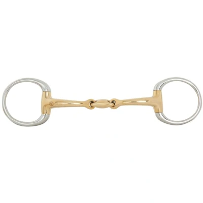 Abbildung von BR Double Broken Underbartack (Büste Gebiß) Soft Contact 10 mm Ø 50 12 Silber / gold
